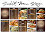 design a professional restaurant menu